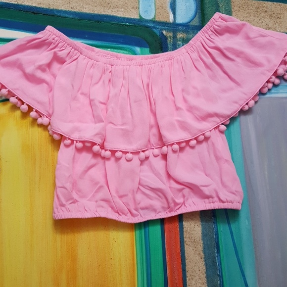 Tops - Pink Crop Top